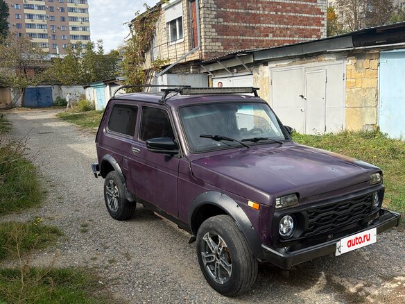 2002 Lada (ВАЗ) 2121 (4x4) I Рестайлинг, фиолетовый, 200000 рублей - вид 4