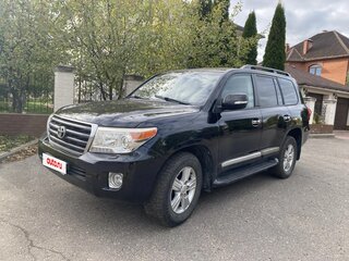 2014 Toyota Land Cruiser 200 Series Рестайлинг 1, чёрный, 3500000 рублей, вид 1