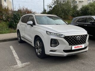 2018 Hyundai Santa Fe IV, белый, 3750000 рублей, вид 3