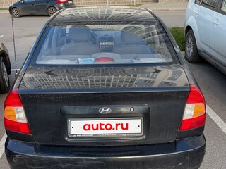 2009 Hyundai Accent ТагАЗ II, чёрный, 500000 рублей, вид 3
