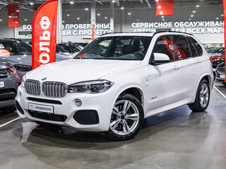 2014 BMW X5 40d III (F15), белый, 2950000 рублей, вид 1