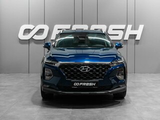 2019 Hyundai Santa Fe IV, синий, 3100000 рублей, вид 3