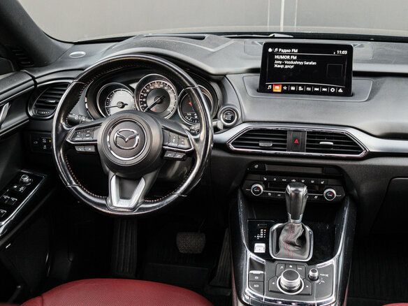 2021 Mazda CX-9 II Рестайлинг, чёрный, 4490000 рублей - вид 10