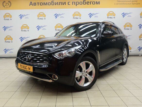 2011 Infiniti FX FX37 II (S51) Рестайлинг, чёрный