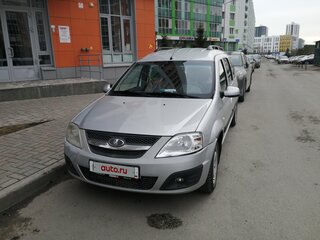 2012 Lada (ВАЗ) Largus I, серебристый, 750000 рублей, вид 1