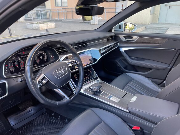 2020 Audi A6 45 TDI V (C8), серебристый, 6500000 рублей - вид 7