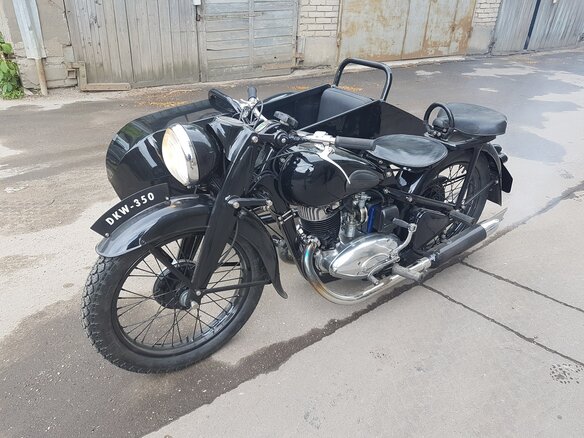 1942 DKW NZ 350, чёрный - вид 2