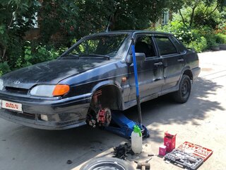 2005 Lada (ВАЗ) 2115, чёрный, 175000 рублей, вид 2