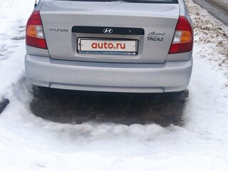 2008 Hyundai Accent ТагАЗ II, серебристый, 480000 рублей, вид 3