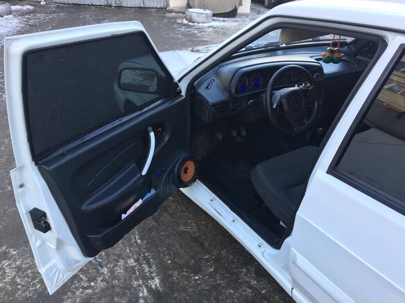 2013 Lada (ВАЗ) 2114, белый, 160000 рублей - вид 6