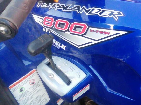2013 CFMoto CF800-2 (X8), синий - вид 3