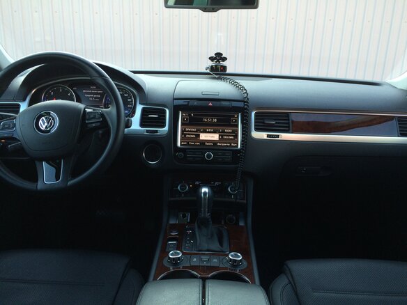2014 Volkswagen Touareg II, коричневый - вид 6