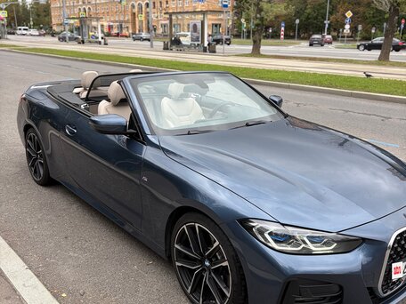 2021 BMW 4 серии 420i G22, G23, G26, голубой, 5200000 рублей, вид 4