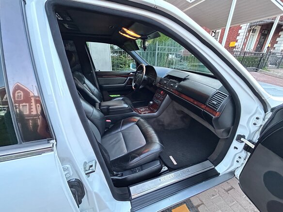 1995 Mercedes-Benz S-Класс 600 Long III (W140) Рестайлинг, белый, 5500000 рублей - вид 12
