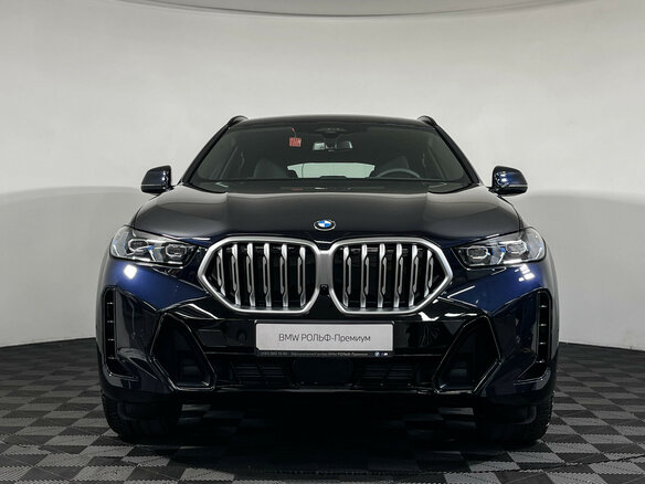 2025 BMW X6 40i III (G06) Рестайлинг, синий - вид 1