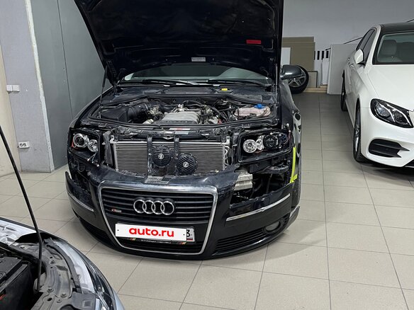 2007 Audi A8 II (D3) Рестайлинг, чёрный, 800000 рублей - вид 2