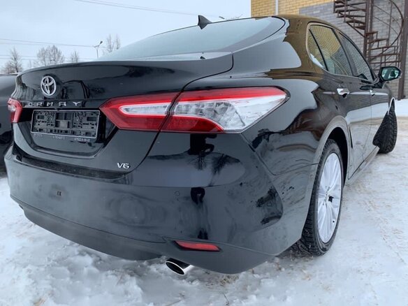 2018 Toyota Camry VIII (XV70), чёрный - вид 11