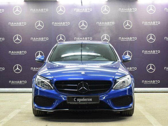 2016 Mercedes-Benz C-Класс 180 IV (W205), синий - вид 4