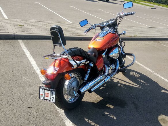 2012 Honda Shadow 750, оранжевый, 570000 рублей - вид 14