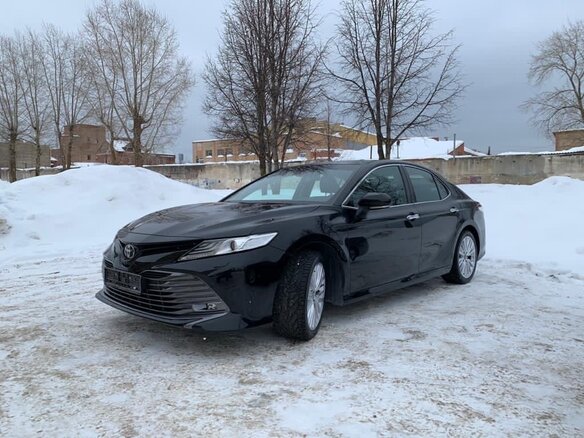 2018 Toyota Camry VIII (XV70), чёрный