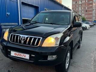 2004 Toyota Land Cruiser Prado 5-speed 120 Series, чёрный, 2100000 рублей, вид 1