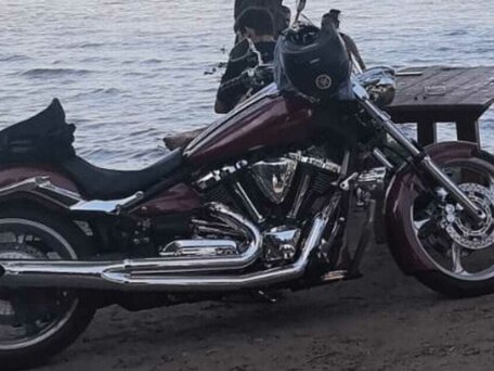 2008 Yamaha XV 1900, пурпурный, 800000 рублей, вид 2