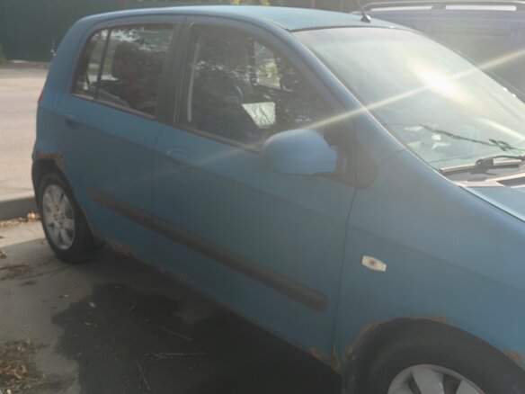2004 Hyundai Getz I, синий, 280000 рублей - вид 3