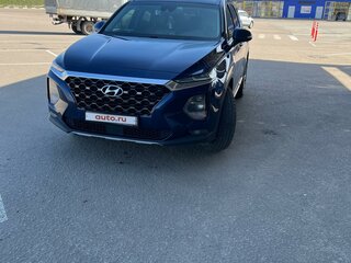 2018 Hyundai Santa Fe IV, синий, 2800000 рублей, вид 1