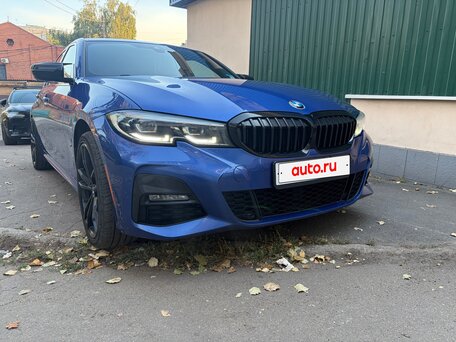 2019 BMW 3 серии 330i xDrive VII (G2x), синий, 3300000 рублей, вид 5
