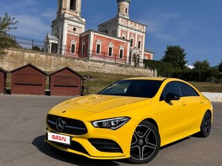 2021 Mercedes-Benz CLA 200 II (C118, X118), жёлтый, 3750000 рублей, вид 1