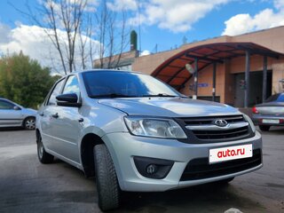 2016 Lada (ВАЗ) Granta I, серебристый, 270000 рублей, вид 3