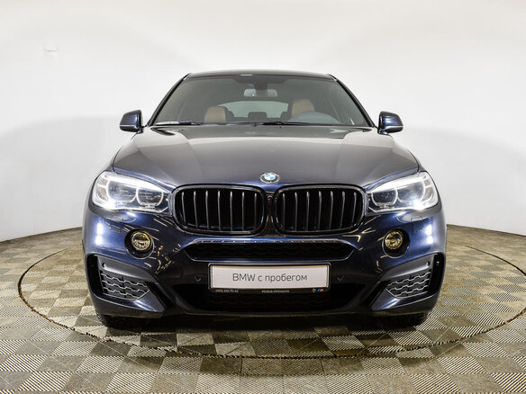 2019 BMW X6 30d II (F16), чёрный - вид 1
