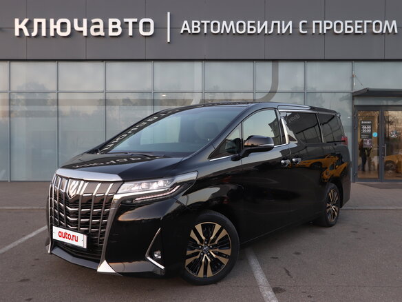 2019 Toyota Alphard III Рестайлинг, чёрный, 5400000 рублей