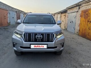 2018 Toyota Land Cruiser Prado 150 Series Рестайлинг 2, серебристый, 5500000 рублей, вид 2