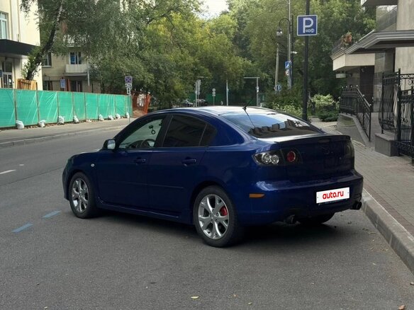 2008 Mazda 3 4-speed I (BK) Рестайлинг, синий, 550000 рублей - вид 2