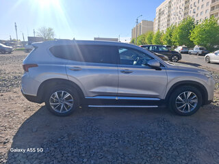 2019 Hyundai Santa Fe IV, серебристый, 3100000 рублей, вид 2