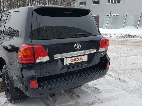 2014 Toyota Land Cruiser 200 Series Рестайлинг 1, чёрный - вид 1