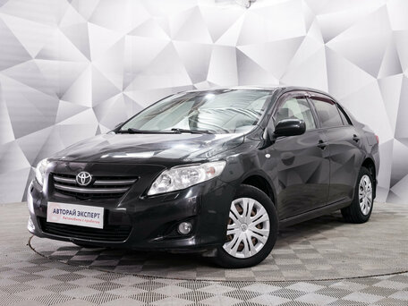 2008 Toyota Corolla AMT X (E140, E150), чёрный, 661000 рублей, вид 1