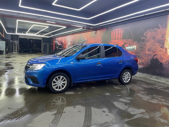 2018 Renault Logan II Рестайлинг, синий, 580000 рублей - вид 12