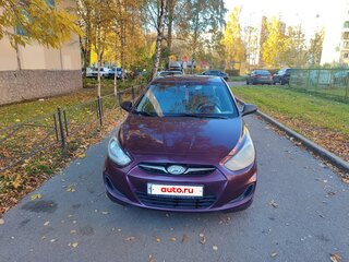 2013 Hyundai Solaris I, фиолетовый, 800000 рублей, вид 1