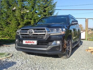 2019 Toyota Land Cruiser 200 Series Рестайлинг 2, чёрный, 7800000 рублей, вид 1