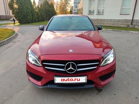 2017 Mercedes-Benz C-Класс 180 9G-TRONIC IV (W205), красный, 2050000 рублей, вид 2