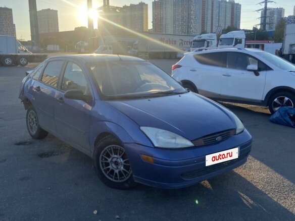 2002 Ford Focus I (North America), синий - вид 1