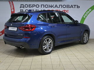 2018 BMW X3 20d xDrive III (G01), синий, 4590000 рублей, вид 4
