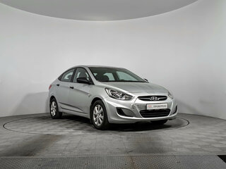 2011 Hyundai Solaris I, серебристый, 549000 рублей, вид 3