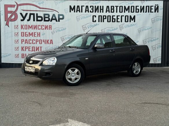 2018 Lada (ВАЗ) Priora I Рестайлинг, серый, 725000 рублей - вид 2
