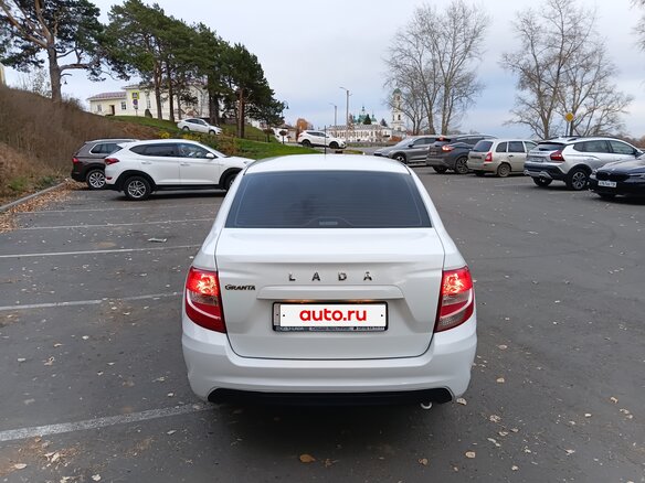 2020 Lada (ВАЗ) Granta I Рестайлинг, белый, 620000 рублей - вид 6