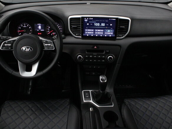 2019 Kia Sportage IV Рестайлинг, синий, 1895000 рублей - вид 9