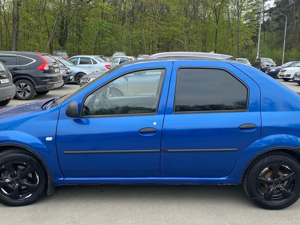 2006 Renault Logan I, синий, 280000 рублей - вид 6