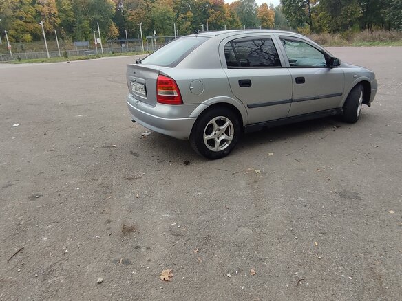 2002 Opel Astra G, серый, 215000 рублей - вид 4